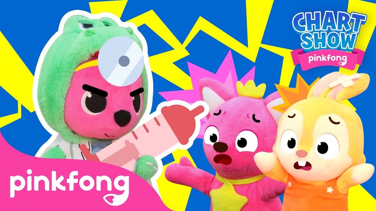 I Don't Like the Hospital😭🏥| Pinkfong Chart Show | Stories for Kids | Pinkfong Show for Children