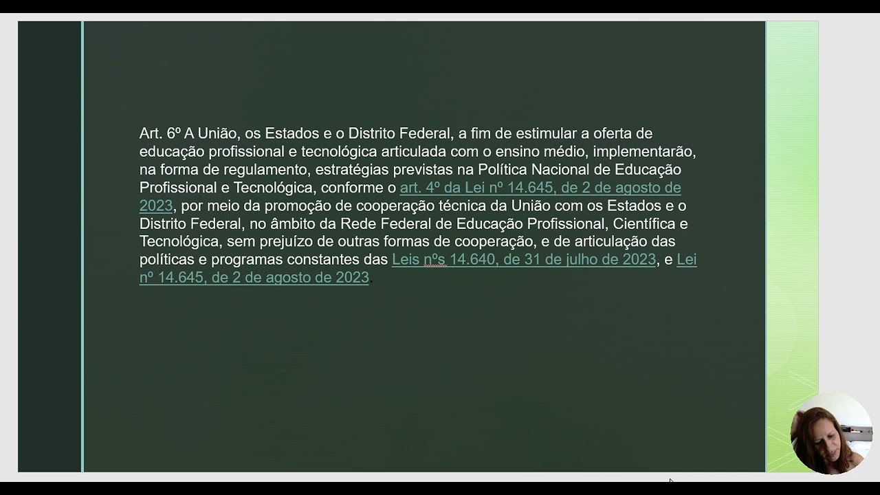 LEI Nº 14.945, DE 31 DE JULHO DE 2024. Ensino Médio  Parte II