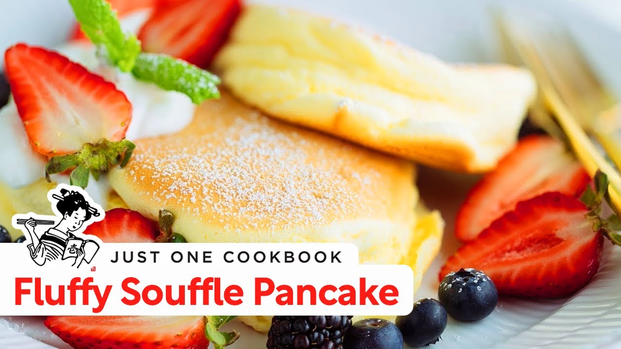 Fluffy Japanese Souffle Pancake  ふわふわスフレパンケーキの作り方