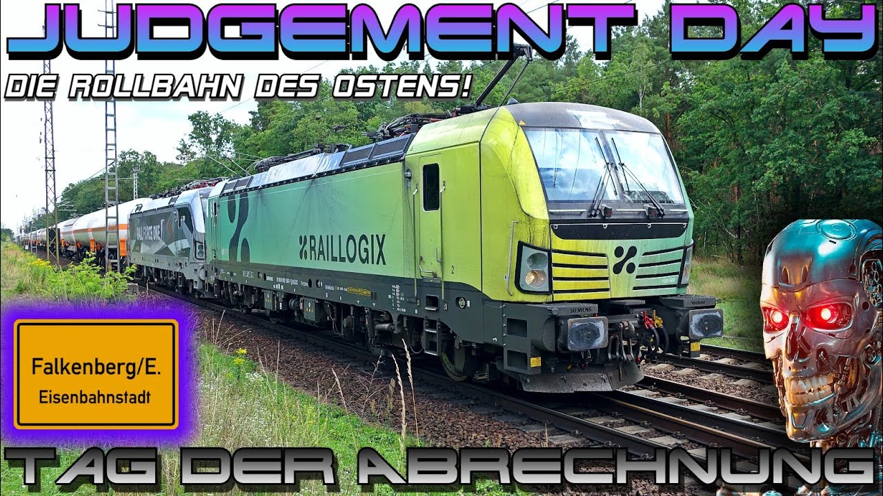 Güterzüge wie am Fließband auf der Rollbahn des Ostens! Der Tag der Abrechnung in Falkenberg/Elster!