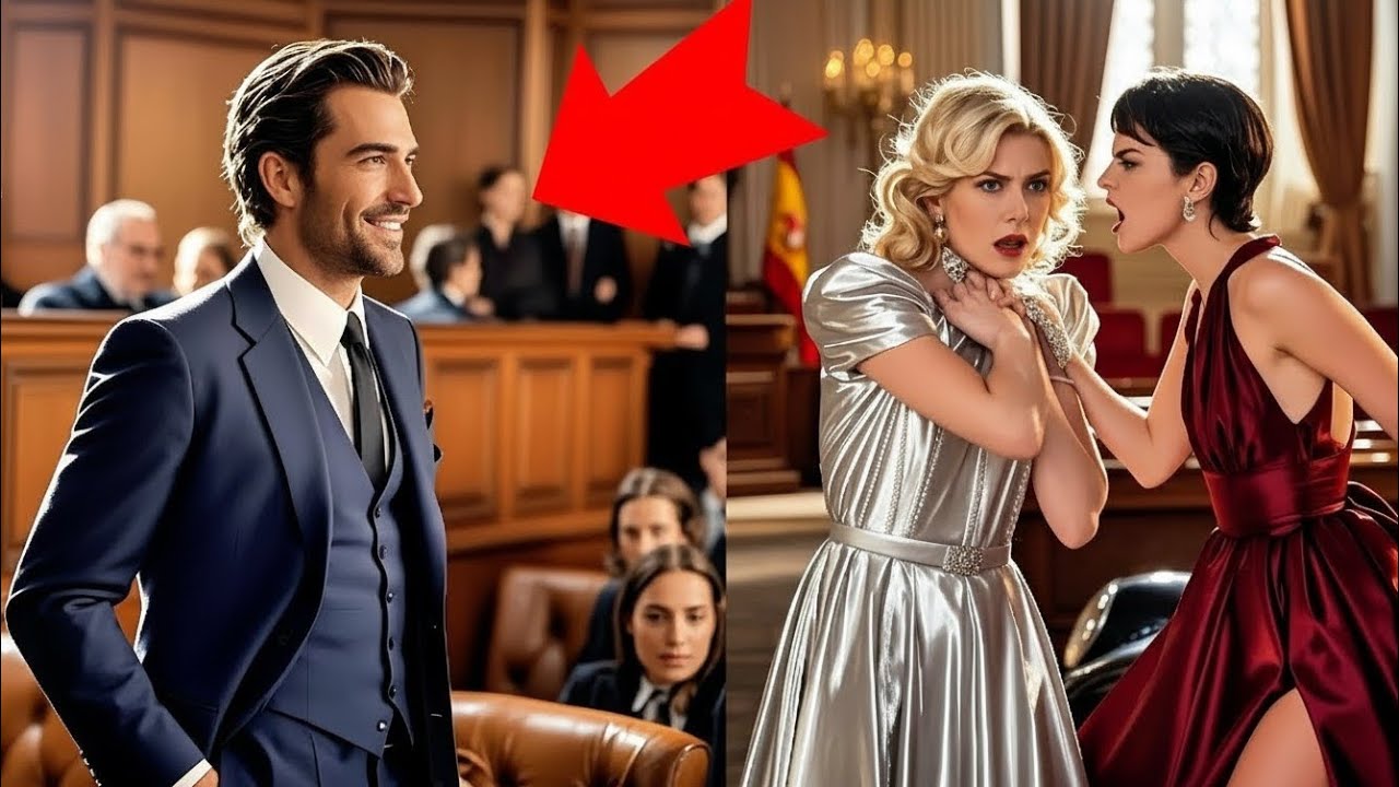 la amante abofeteó a la esposa del billonario — segundos después ella ocupó el asiento del juez