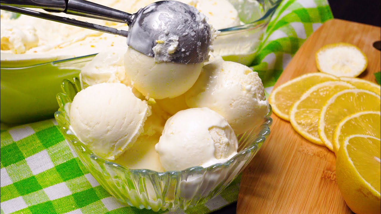 МОЙ ЛЮБИМЫЙ РЕЦЕПТ МОРОЖЕНОГО 🍋 НАТУРАЛЬНОЕ и ВКУСНОЕ Домашнее мороженое | Кулинарим с Таней