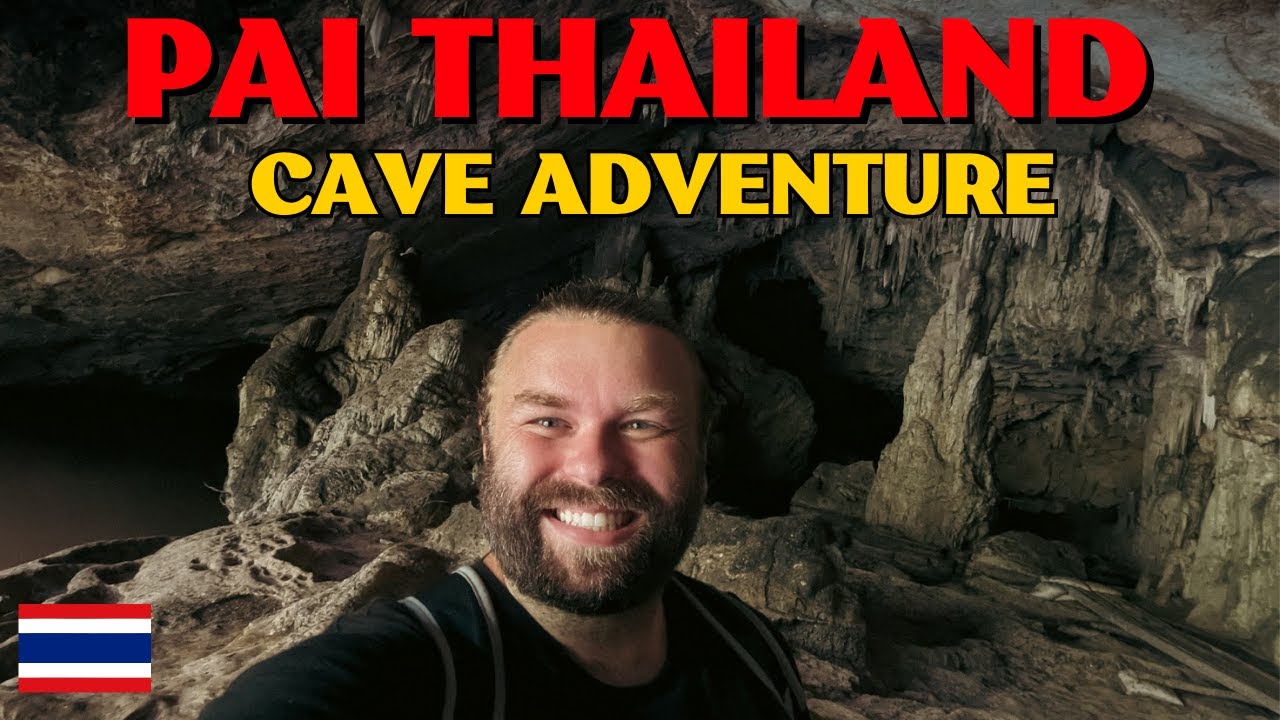 Let's Explore This Cave In Pai, Thailand 🇹🇭