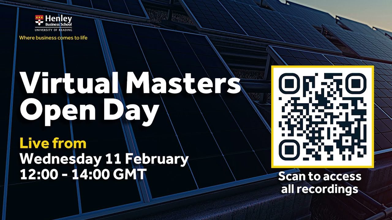 Finance Subject Area Overview - Virtual Masters Open Day 2026