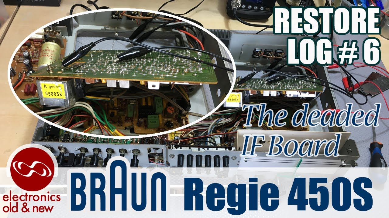 Braun Regie 450S restoration - part 6. 