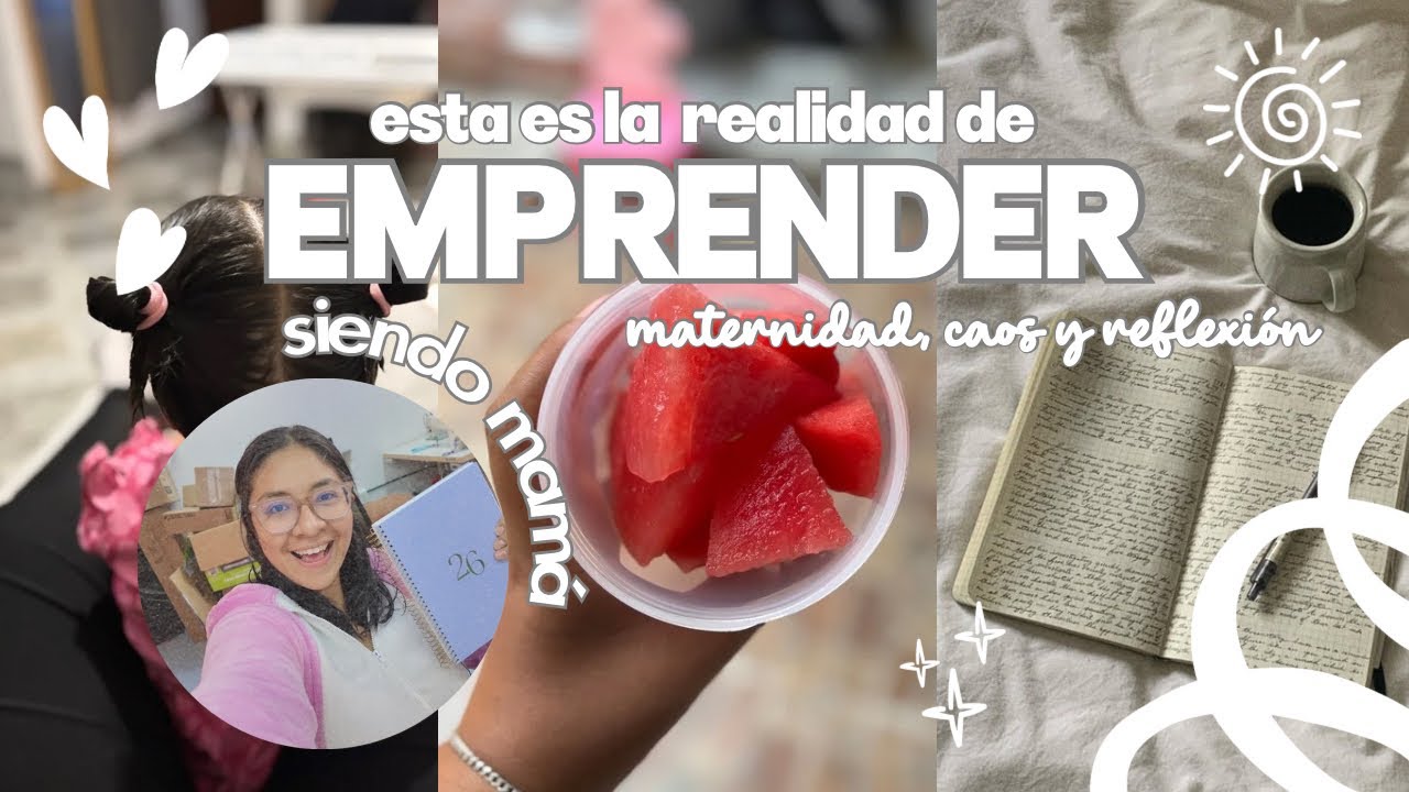 Esta es la REALIDAD de EMPRENDER siendo mamá 🥲 | Maternidad, caos y reflexión 