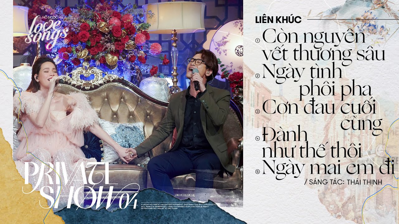 Hồ Ngọc Hà x Hà Anh Tuấn - Liên khúc Thái Thịnh | Love Songs Private Show 2020 #04