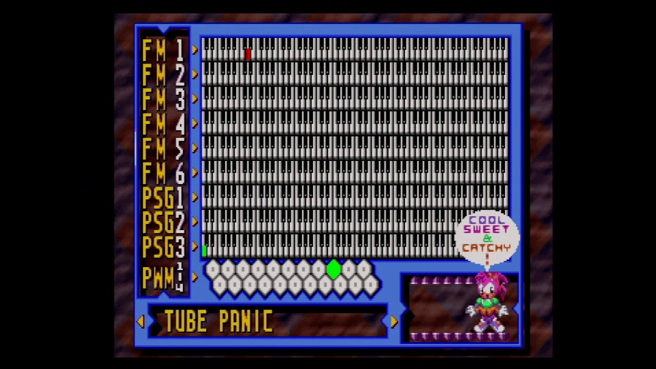 Knuckles Chaotix: Tube Panic / Bonus Stage ACTUAL HARDWARE (audio)