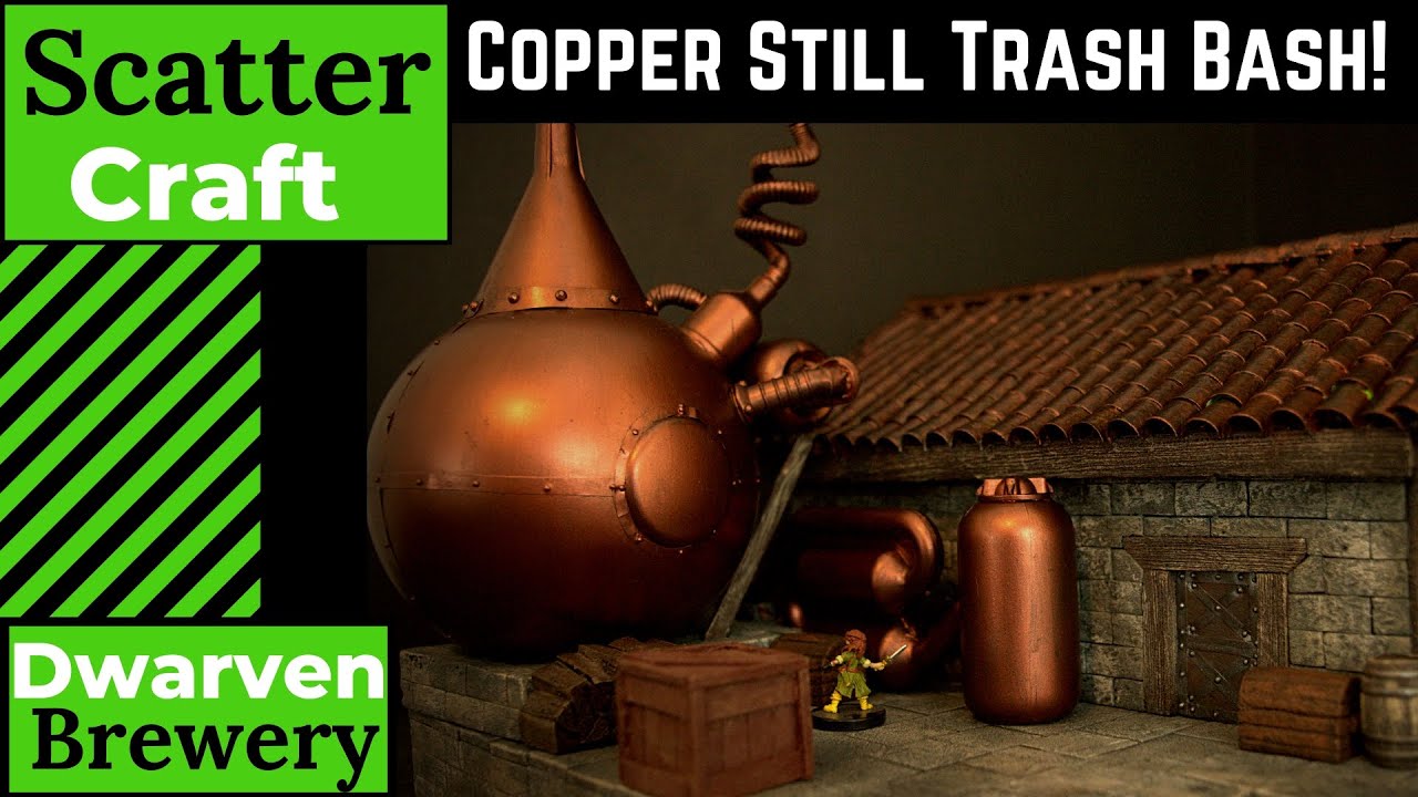 Dwarven Brewery - D&D Copper Still Build - Scatter Craft - Dungeons & Dragons Terrain