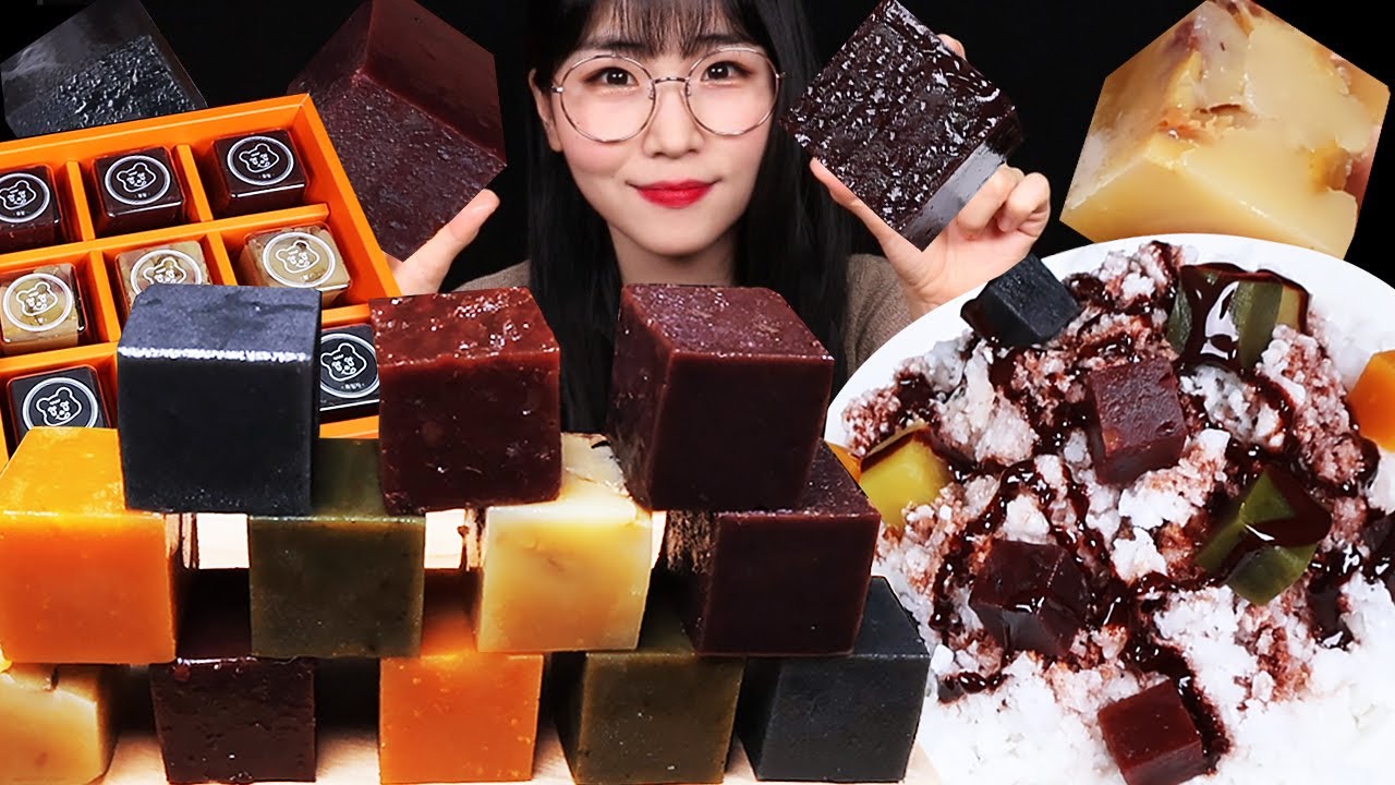달디단 양갱 6가지 & 양갱 빙수 먹방! Red Bean Paste Jelly Bingsu mukbang ASMR