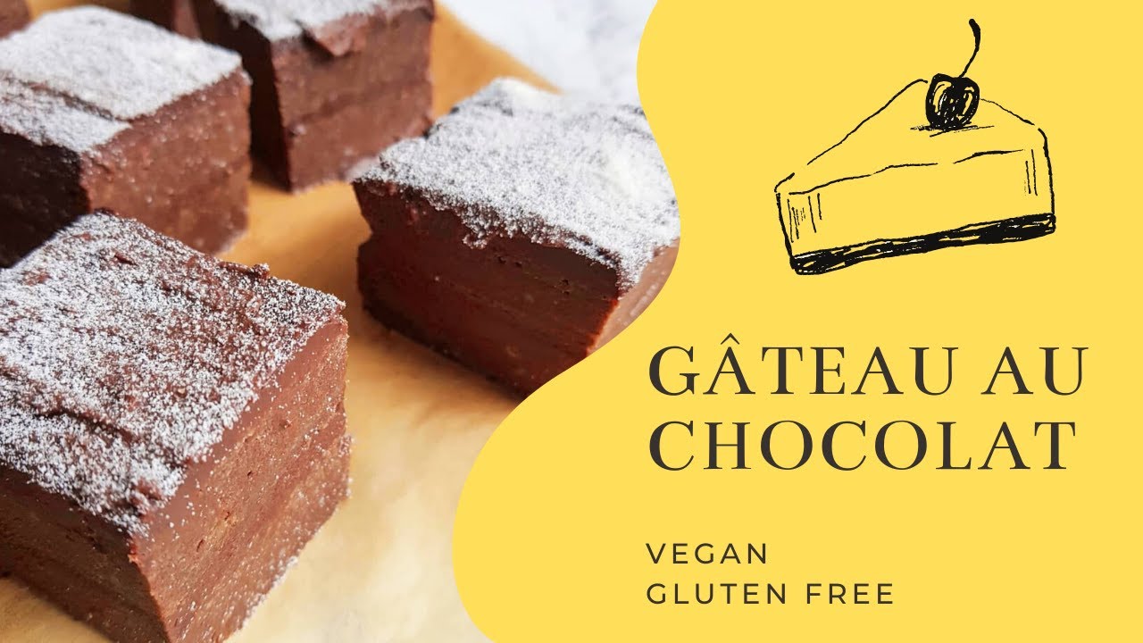 UNE RECETTE ULTRA FACILE. GÂTEAU AU CHOCOLAT VEGAN ET SANS GLUTEN.