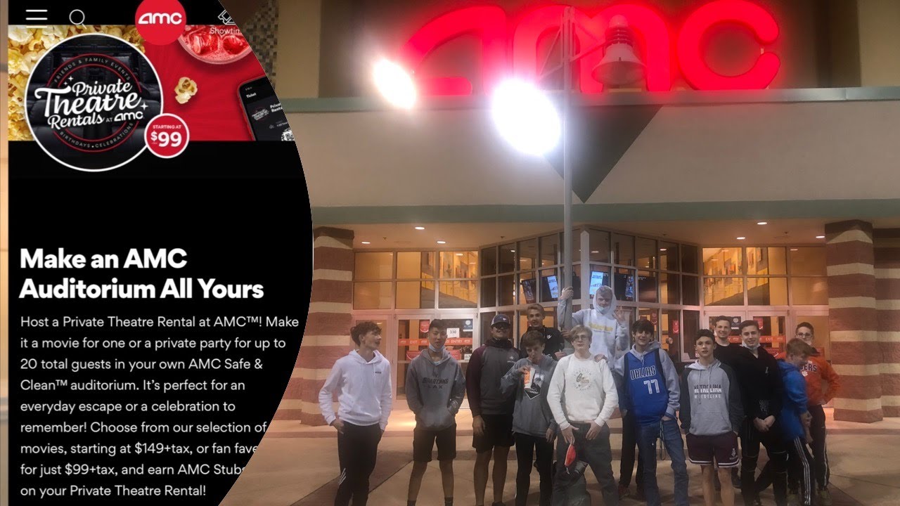 We Rented Out A Movie Theater / AMC Private Theater Rental