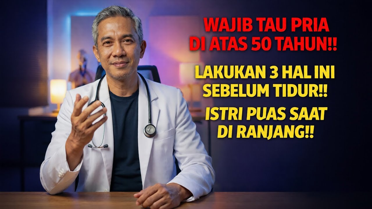 PRIA 50 TAHUN KE ATAS WAJIB TAU! Lakukan 3 Hal Ini Sebelum Tidur Agar Stamina Tetap Kuat