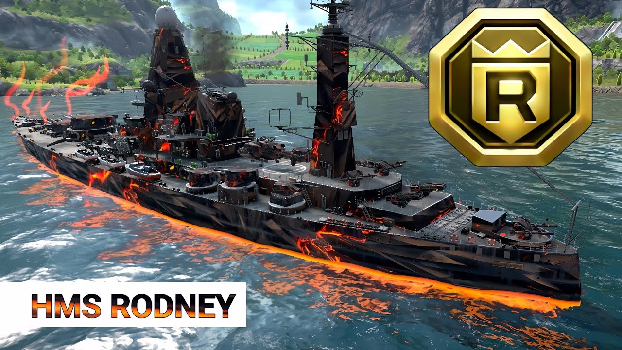 Ranked Store HMS Rodney - The Best F2P Battleship🔥 Modern Warships Gameplay 