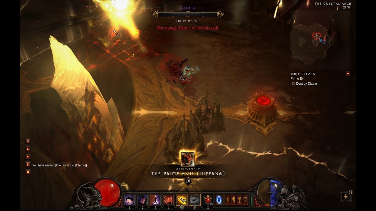 Kerrag Demonhunter vs Inferno Diablo (all Encounter)