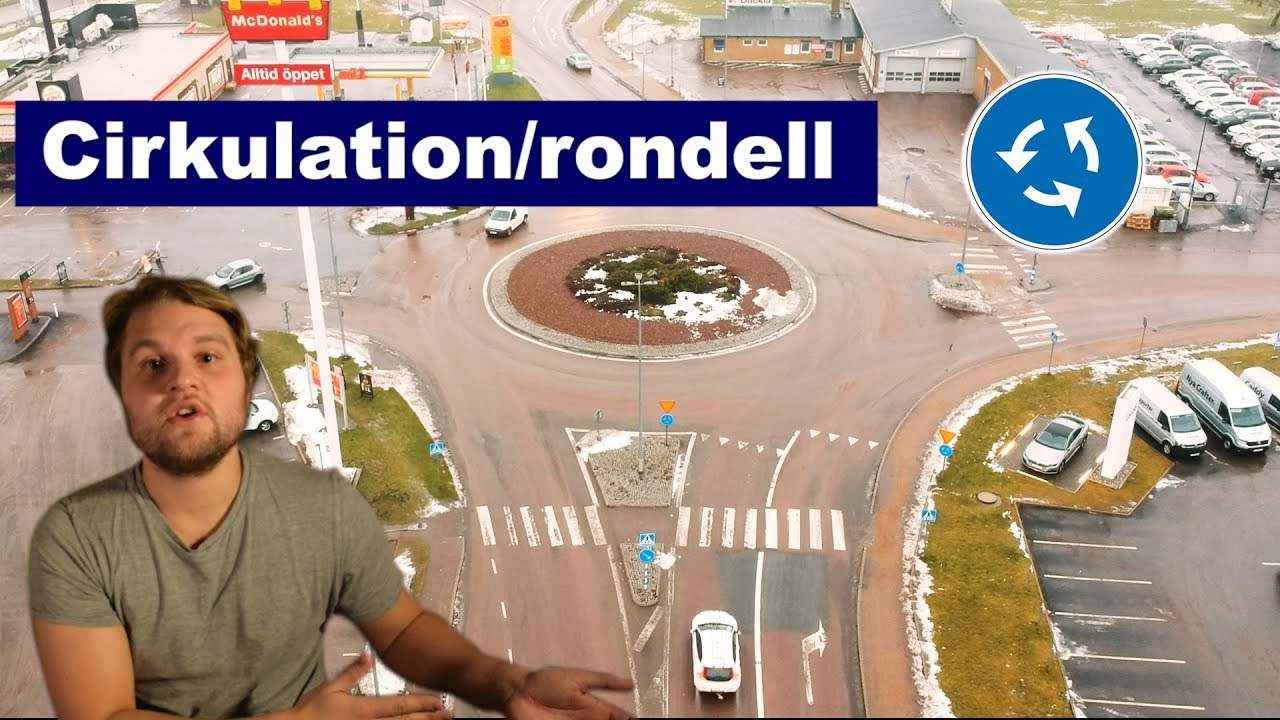 Hur kör man i cirkulation / rondell?