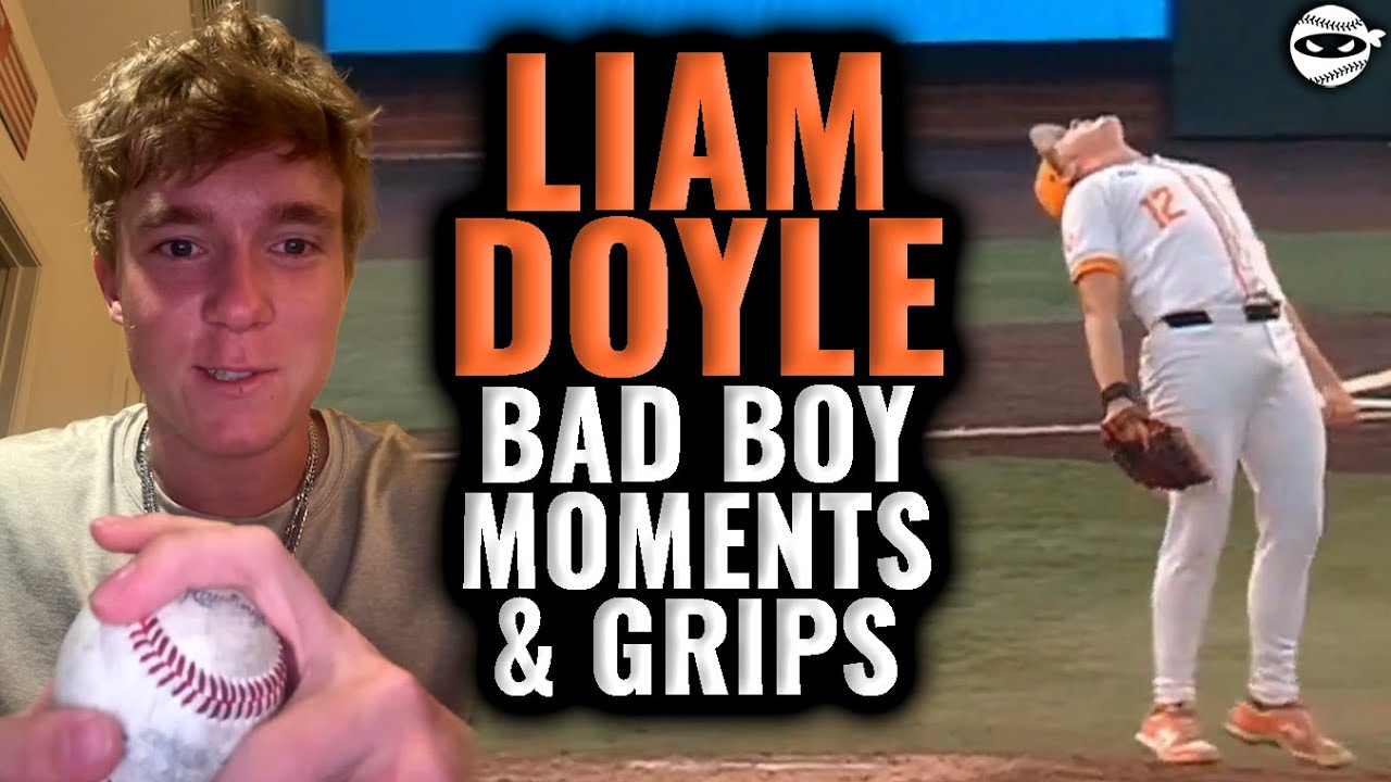 College Baseball's MADMAN Liam Doyle's CRAZIEST Moments and Pitch Grips!
