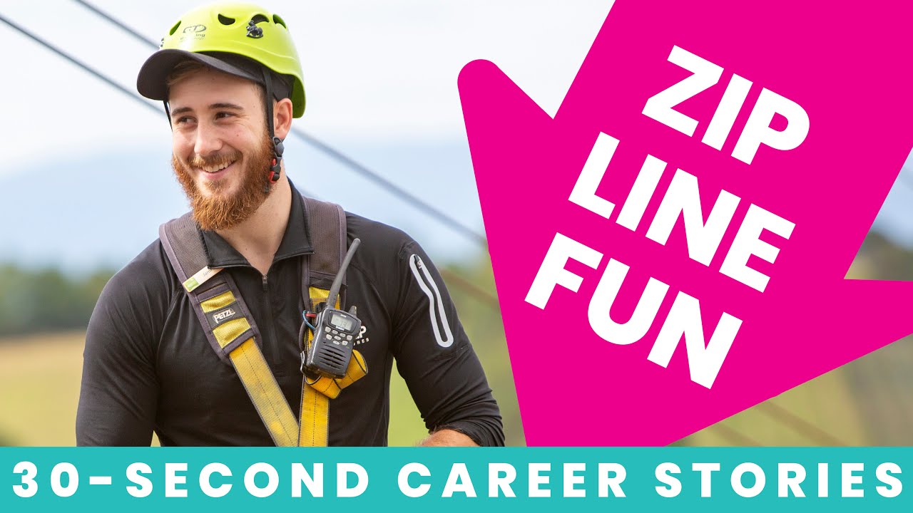 Zipline guiding in paradise! | 30s Career Stories