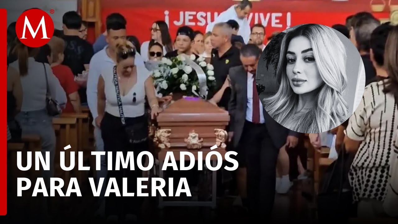 Familiares y amigos se despiden de Valeria Márquez en misa de cuerpo presente