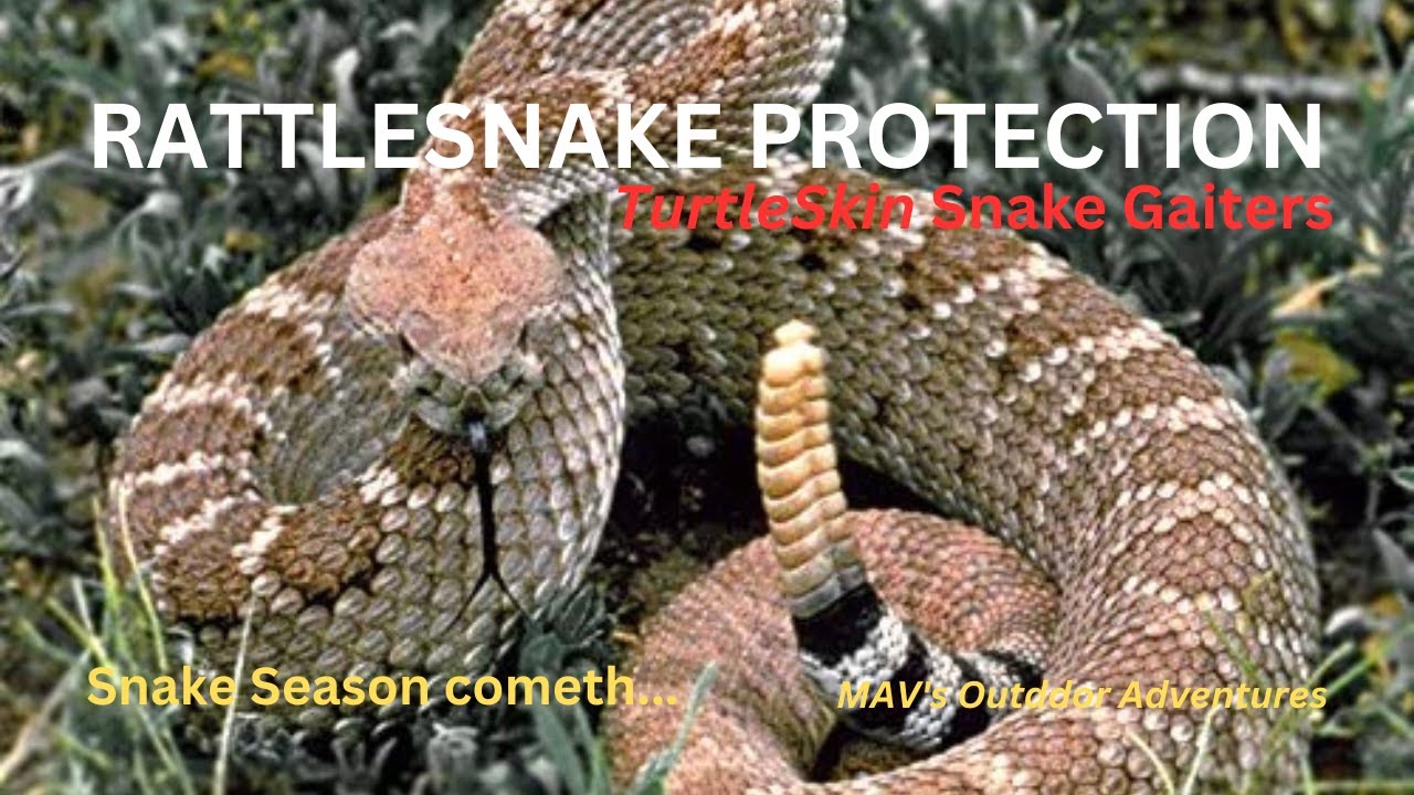 Rattlesnake Protection, Turtle-Skin Snake Gaiters #rattlesnake  #snakeguard