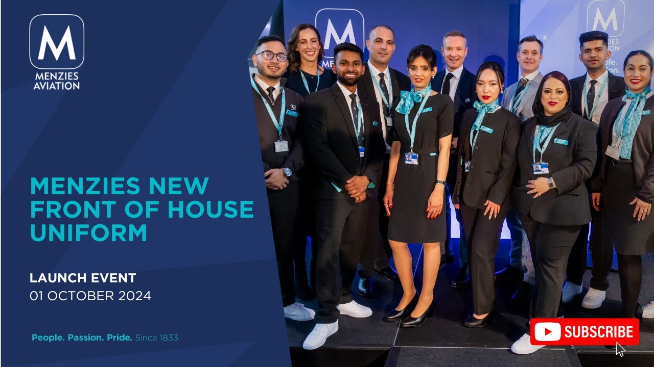 Menzies Aviation uniform launch event, London (October 2024)