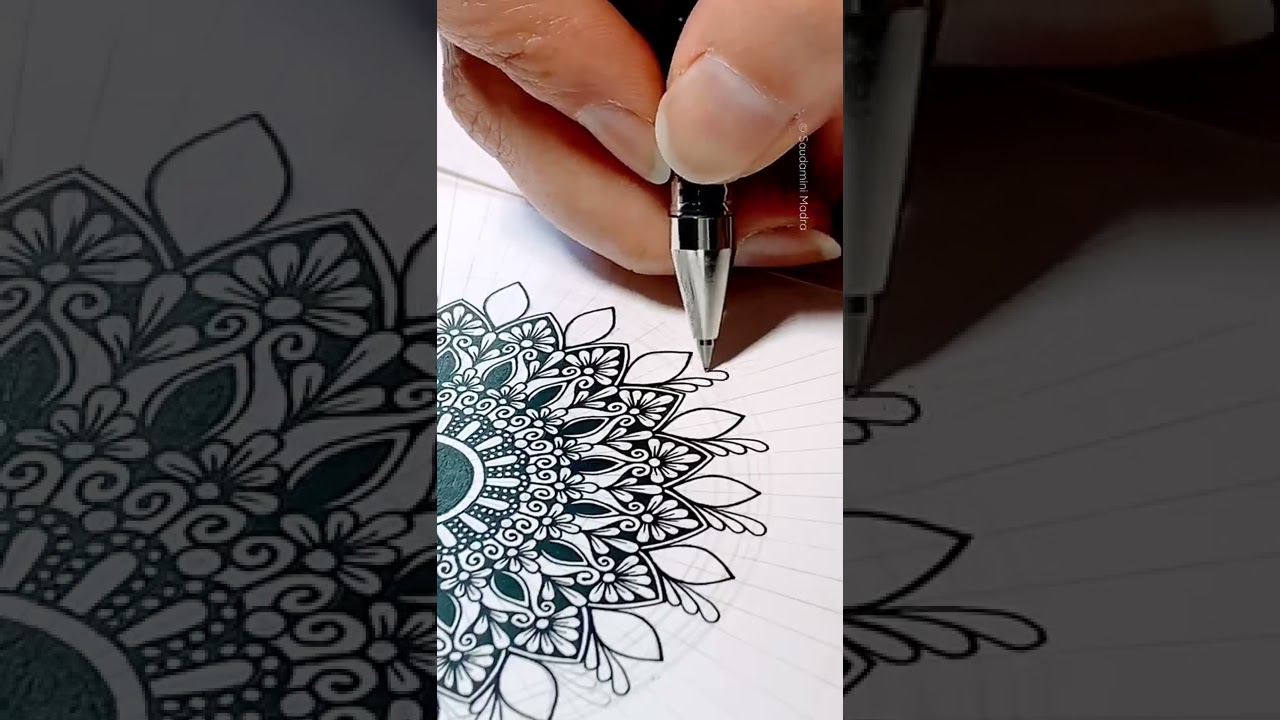 Watch till the end #shorts #mandala #process