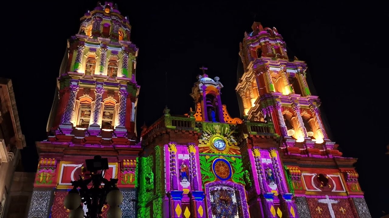 Vialucis Potosino / Fiesta de Luz Semana Santa 2025 ⛪️🎨✝️ Catedral de San Luis Potosí