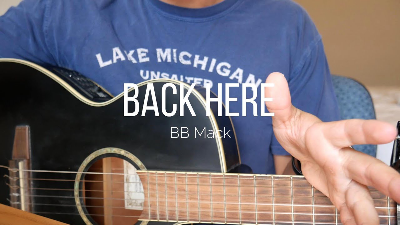 How to Play Back Here by BB Mak - Guitar Tutorial (easy)