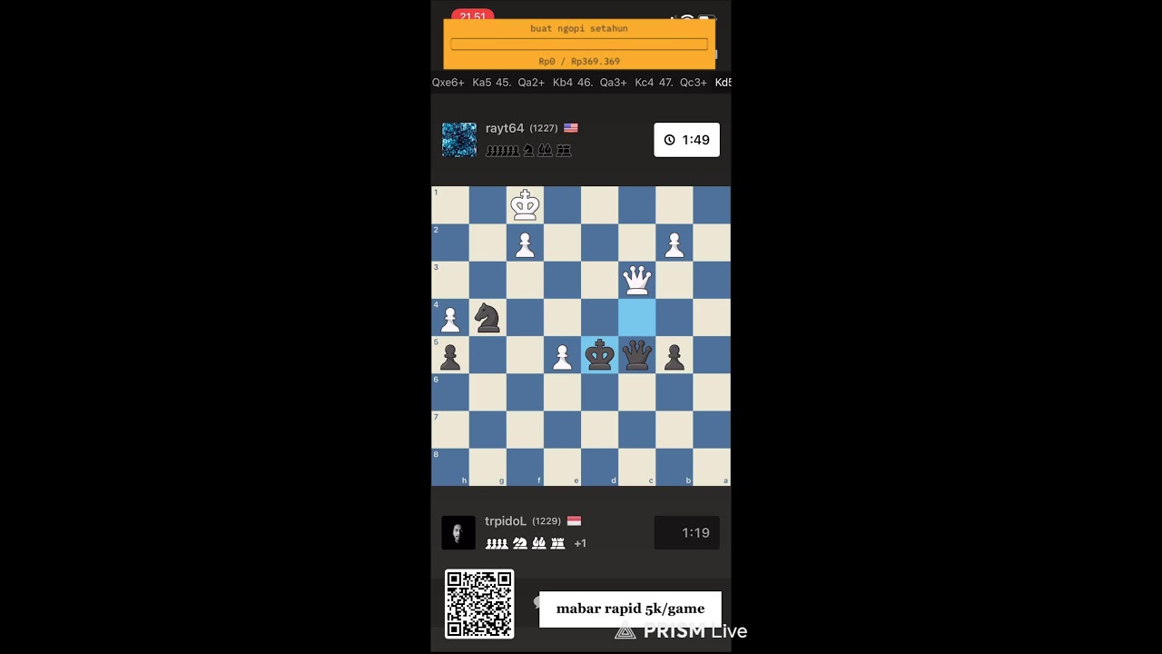 hari hari blunder / CHESSCOM