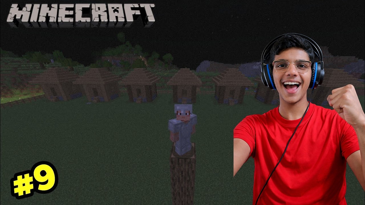 I MAKE MY OWN VILLAGE IN MINECRAFT | Minecraft Survival Series #9
