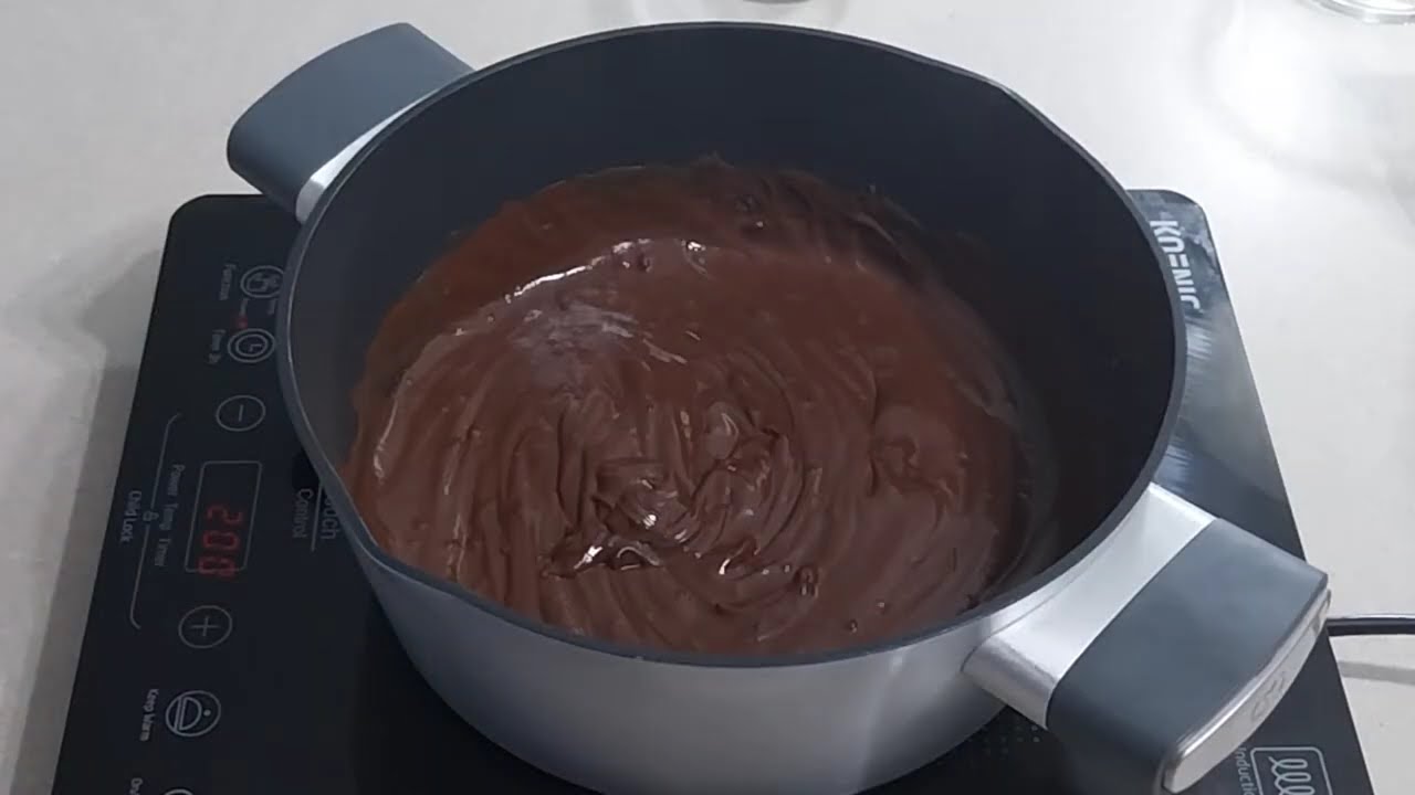 crema pastelera de chocolate   sin huevo
