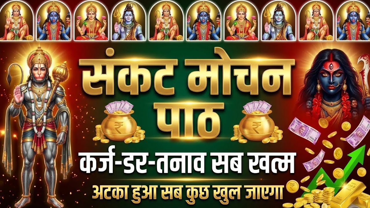 आज संकट मोचन हनुमान जी से प्रार्थना करो | अटके काम खुलेंगे | Sankat Mochan Path #SankatMochan
