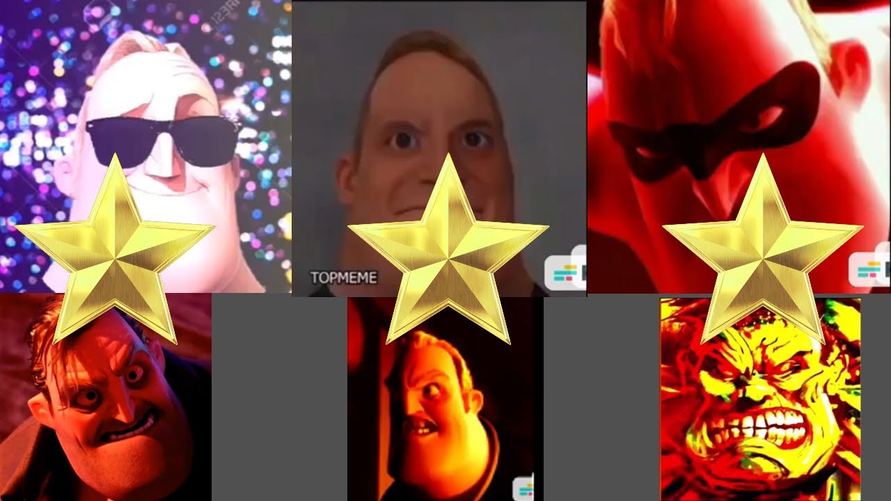 Mr incredible becoming angry all stars | MY VERSION
