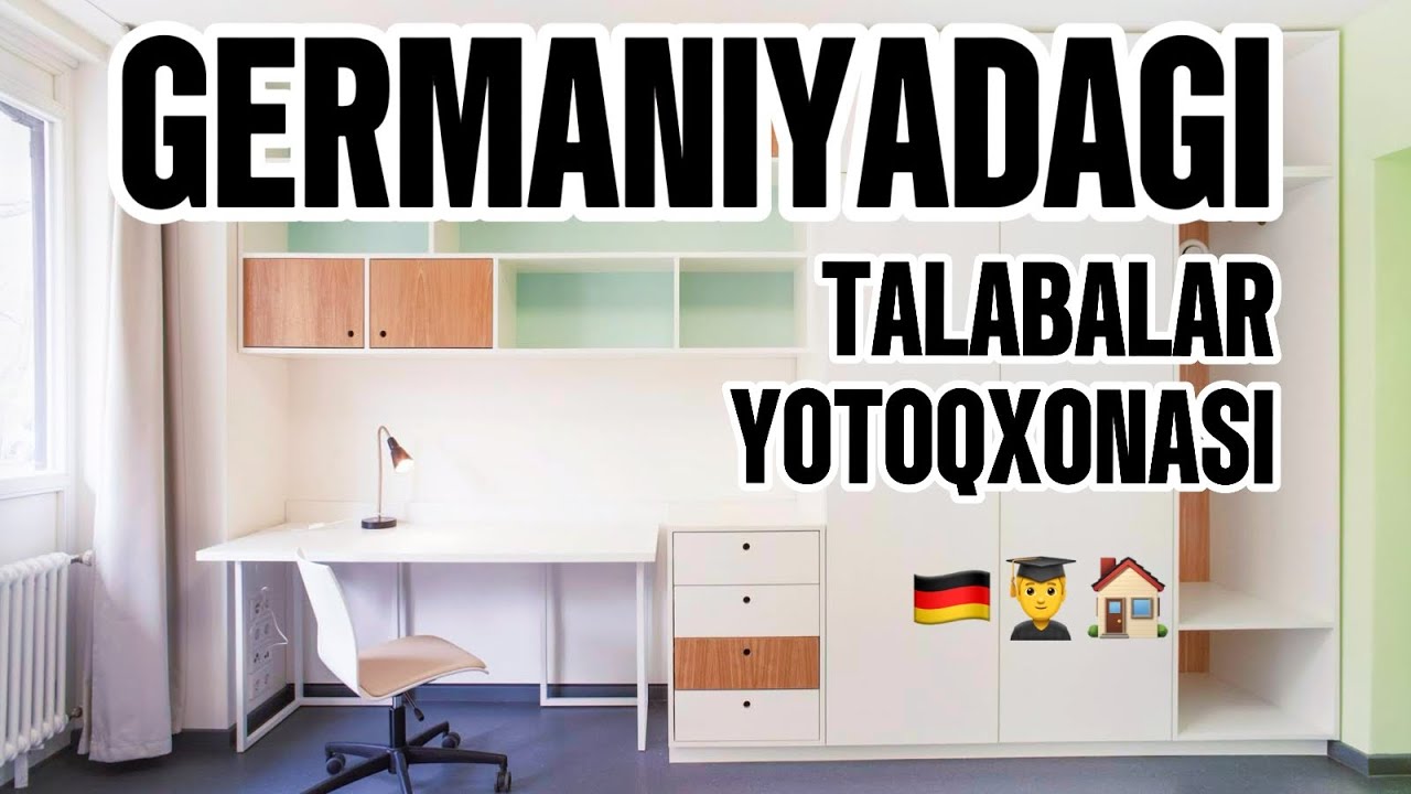 Germaniydagi talabalar yotoqxonasi. Yashash sharoitlari va xarajatlari