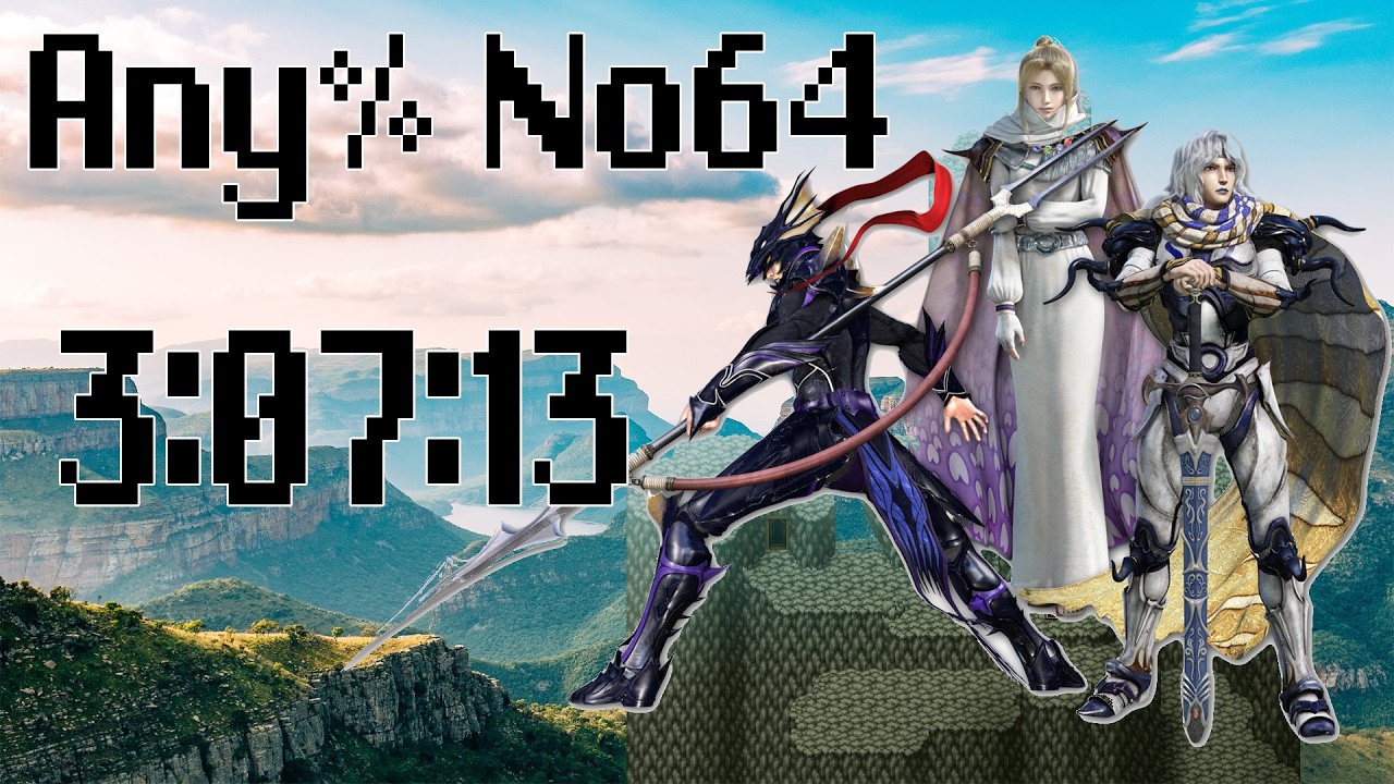 Final Fantasy 4 [SNES] Any% No64 Speedrun 3:07:13 [PB]