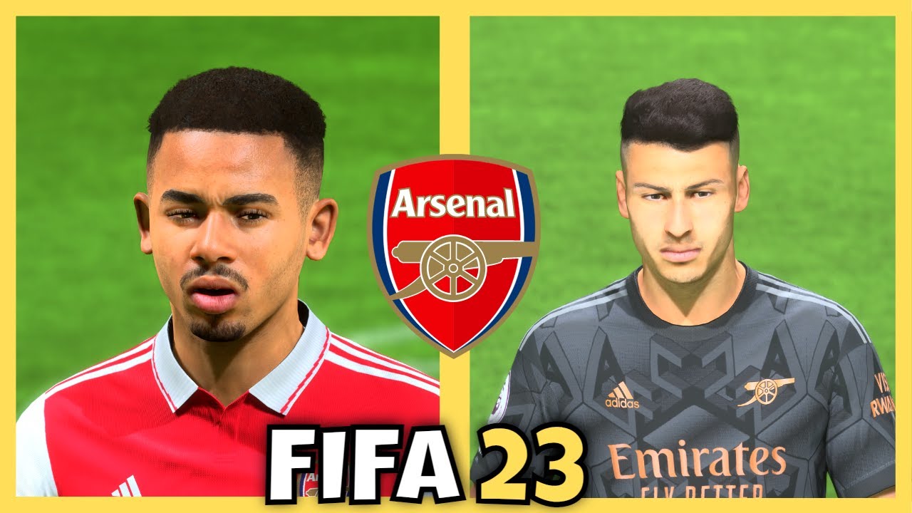 FIFA 23 Arsenal Faces & Ratings