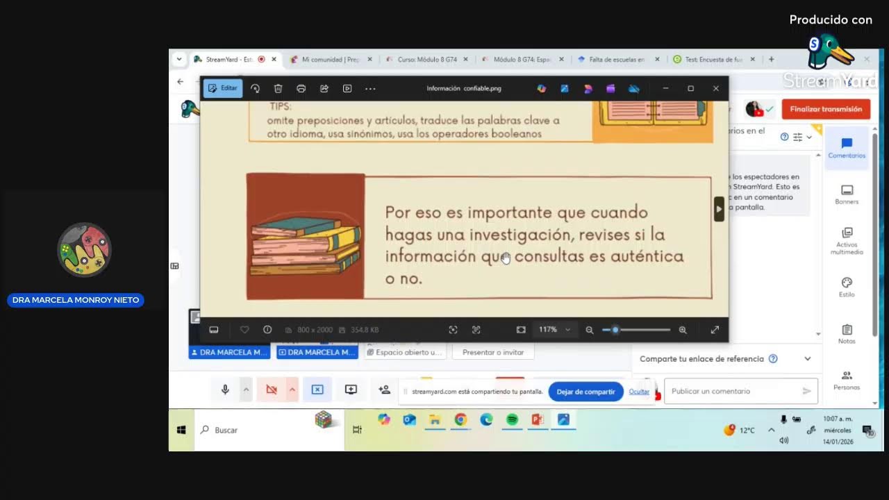 Primer espacio abierto de la semana 3
