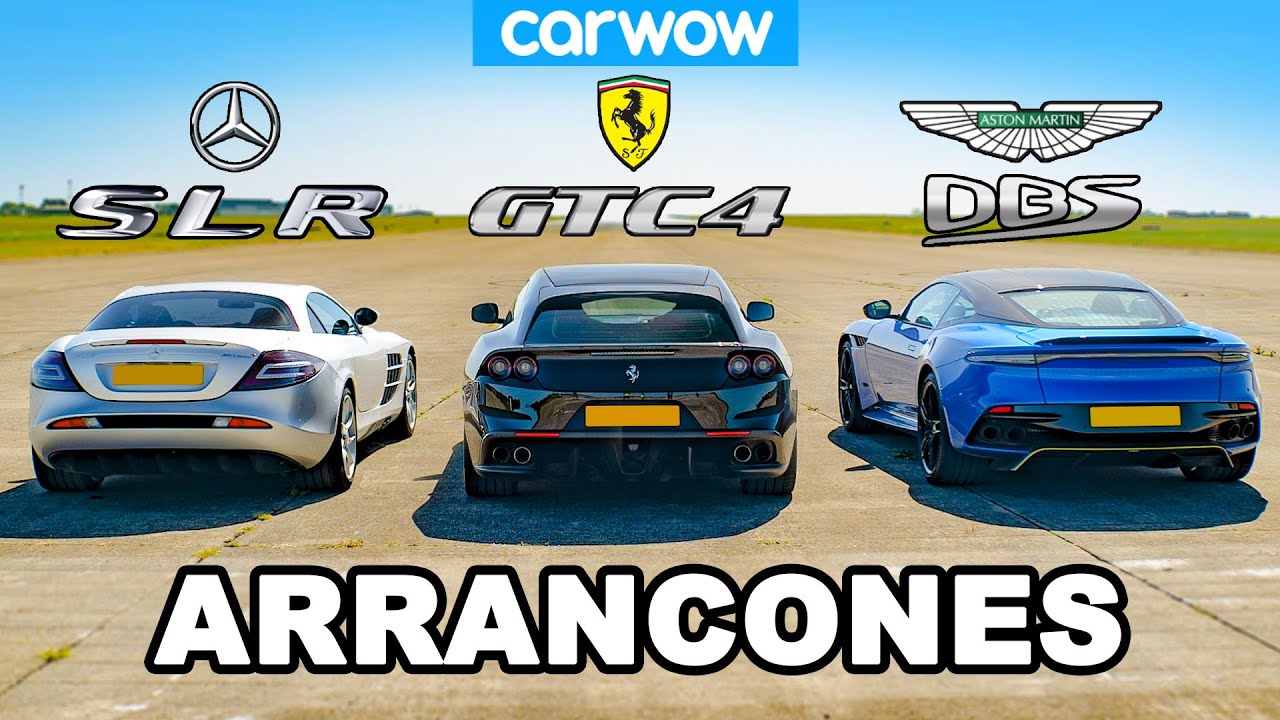 Mercedes SLR McLaren vs Ferrari GTC4 vs Aston DBS: ARRANCONES