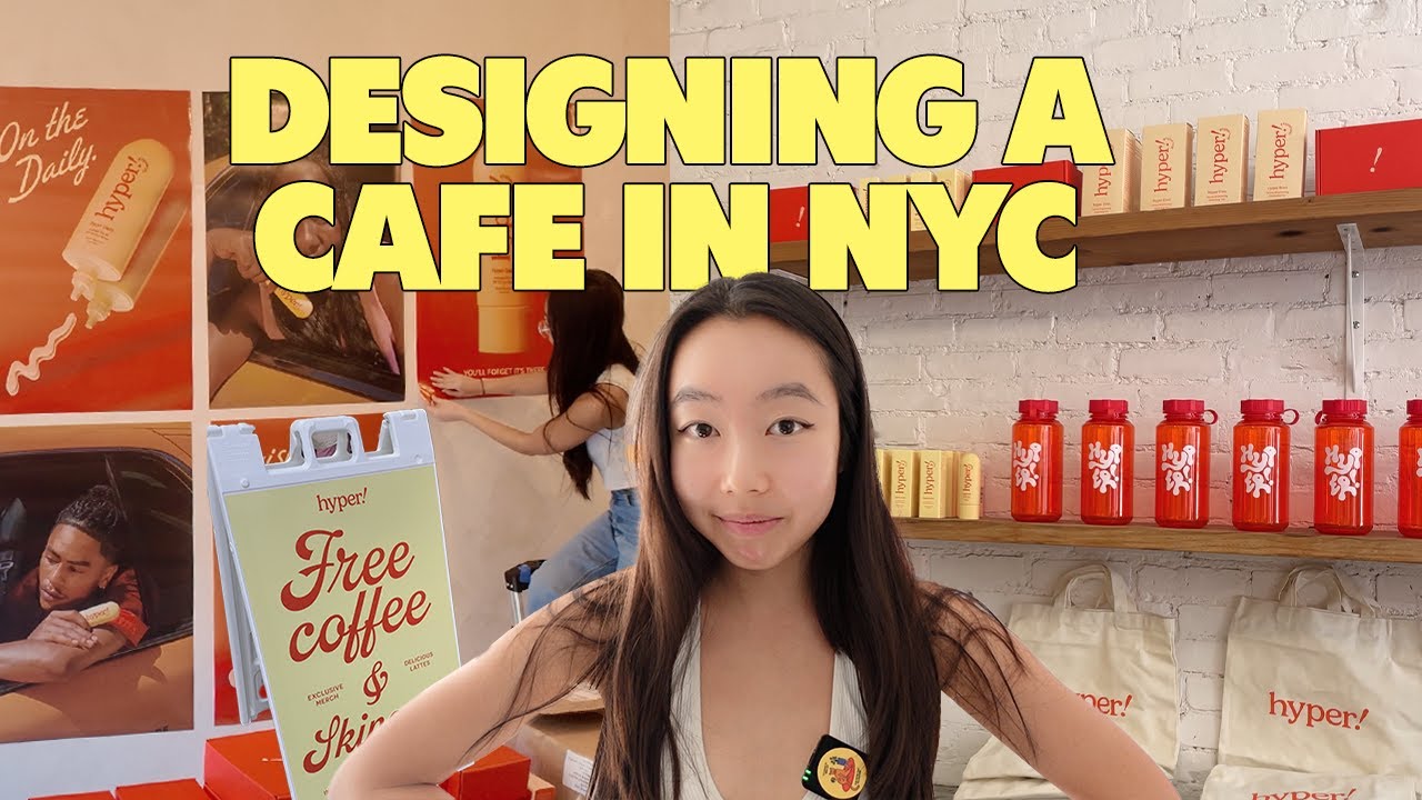 how I designed a pop-up cafe in new york city