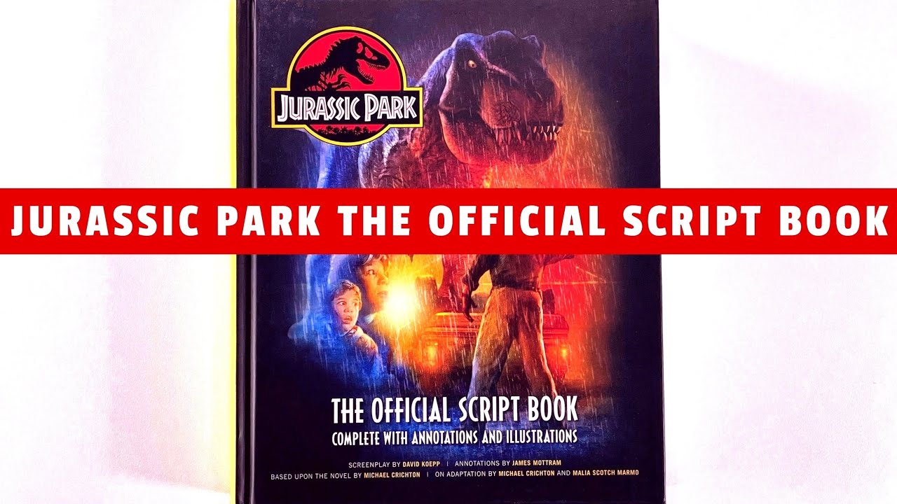 Jurassic Park The Official Script Book (flip through)