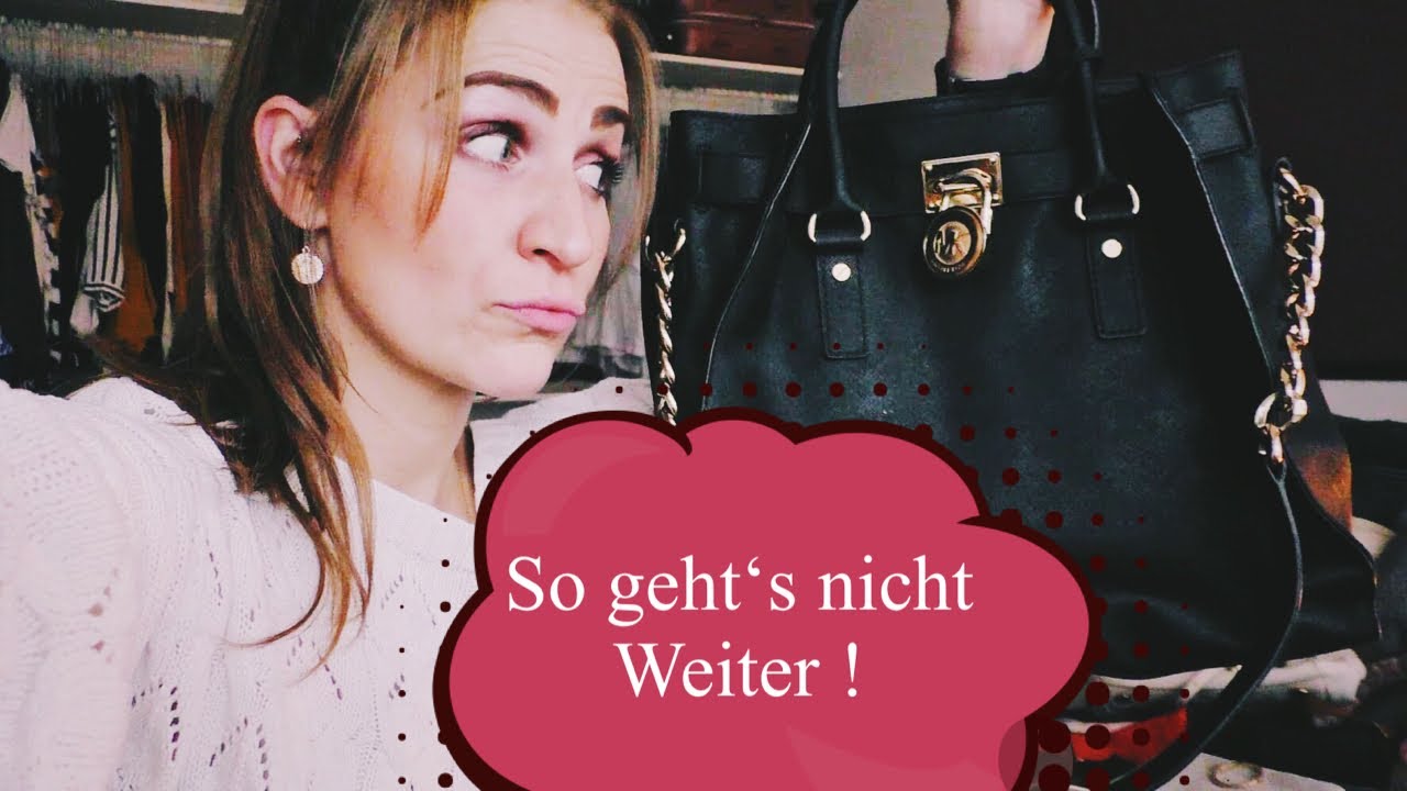 Handtaschen ausmisten, Minimalismus Declutter with me