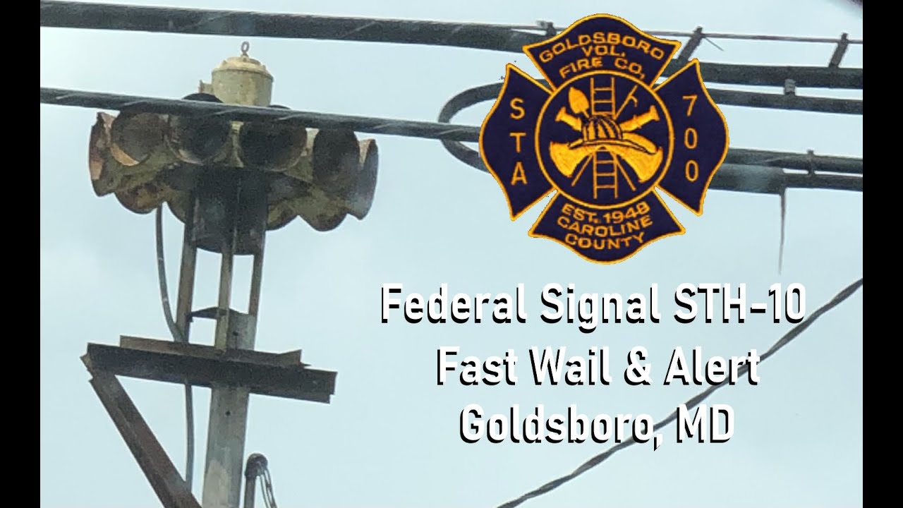 Federal Signal STH-10 - Fast Wail & Alert | Goldsboro, MD
