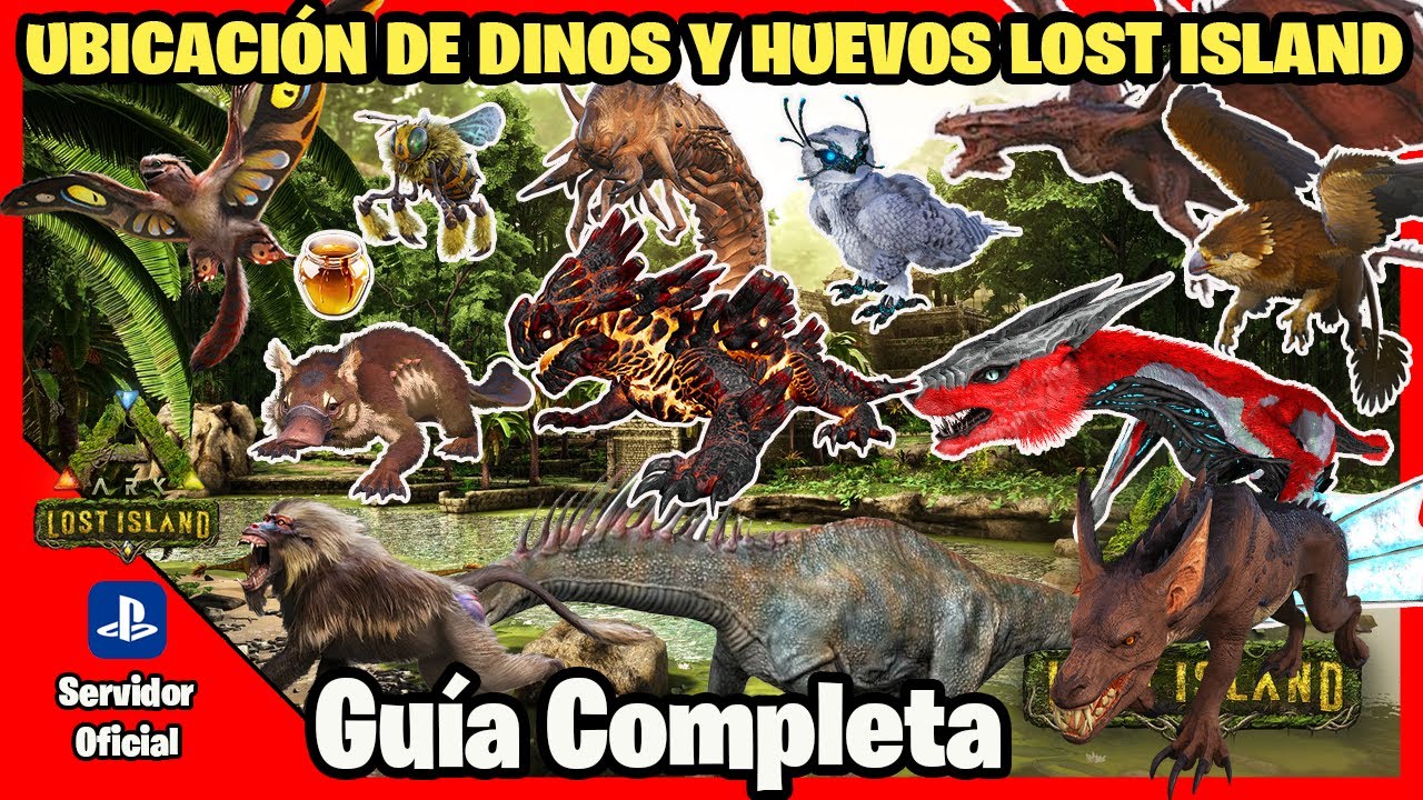 Ubicaciones de los mejores dinos de Lost Island | Miel y Huevos