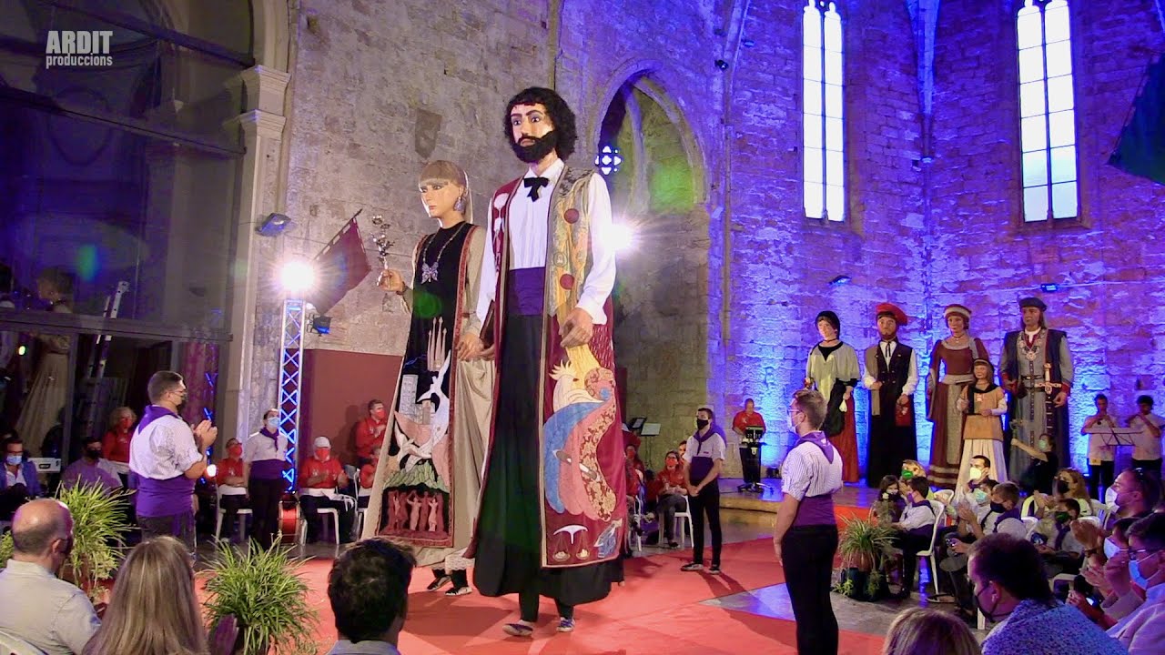 Ball Solemne Gegants de Catalunya En Treball i Na Cultura (Convidada Dels Veguers Montblanc 2021)