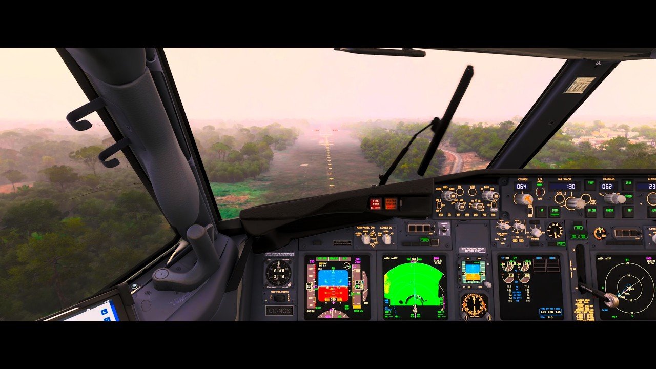 MSFS 2024 4K HDR ATERRIZAJE EN IQUITOS (SPQT) PMDG 736