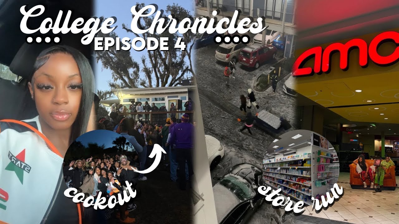 COLLEGE CHRONICLES EP:004|cookouts,movies,snow days,store runs,+more| Destiny Ja’Nay