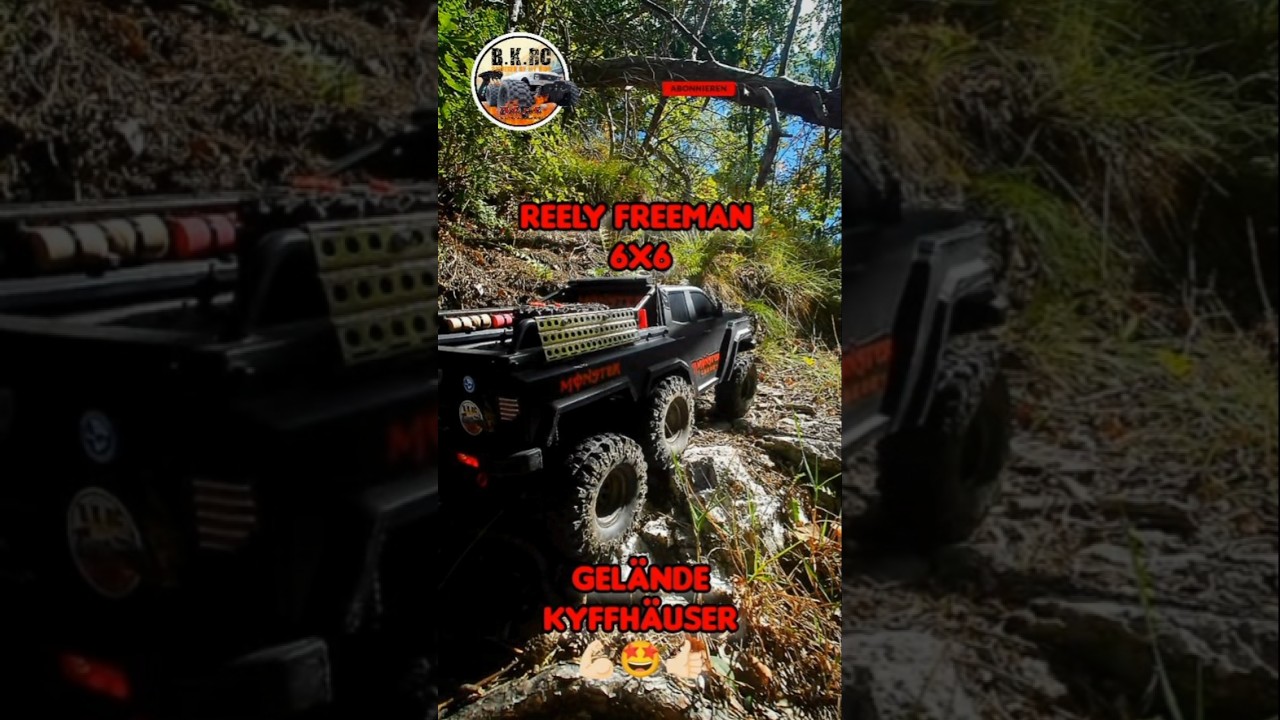 Reely Freeman 6x6 im Gelände Kyffhäuser 💪🏻🤩👍🏻 