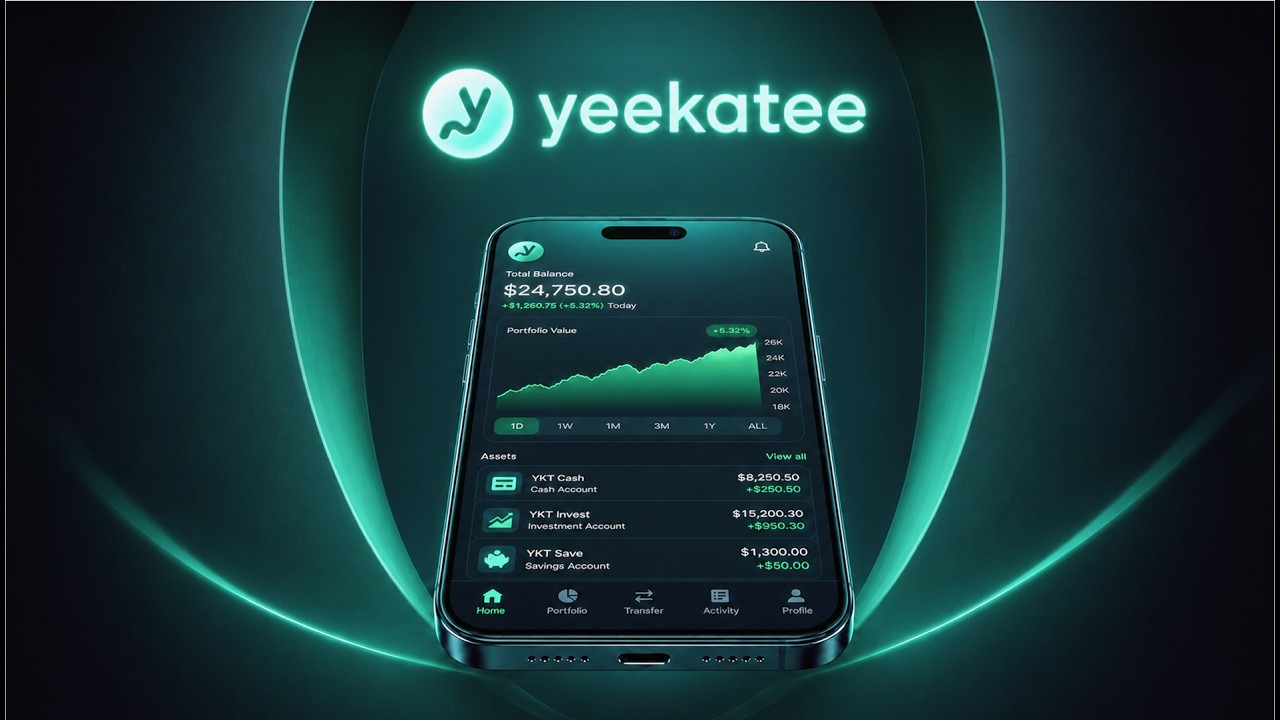 3D Fintech Explainer Video | Yeekatee Social Investing App