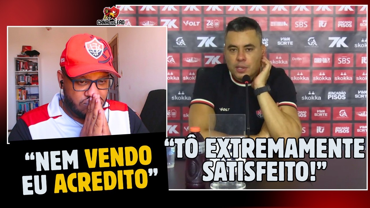 JAIR VENTURA ESTÁ EXTREMAMENTE SATISFEITO COM O ELENCO DO VITÓRIA!!!