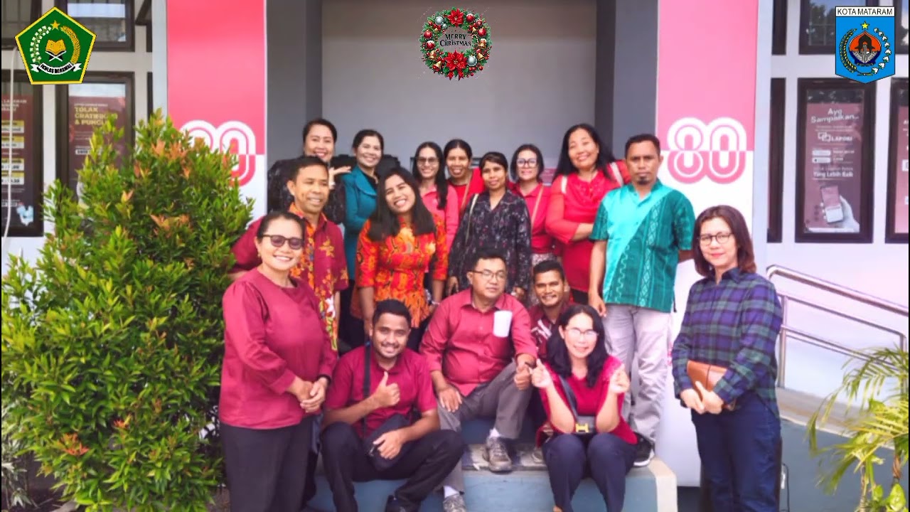 Ibadah Perayaan Natal Bersama Penyuluh Kristen Dan Katolik Dan Pembimas Kristen NTB DiLapas Kuripan